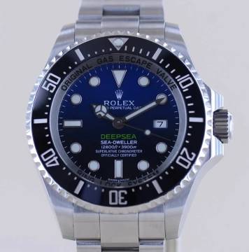  Rolex Sea-Dweller Deepsea D-Blue Diver 3900M 44mm Cameron 116660 B+P 