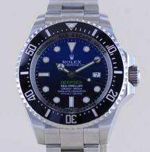  Rolex Sea-Dweller Deepsea D-Blue Diver 3900M 44mm Cameron 116660 B+P 