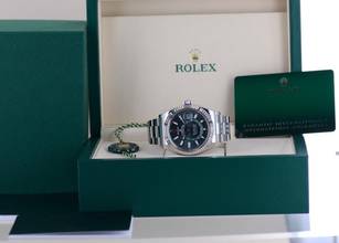 Thumbnail von Rolex Sky-Dweller Stahl Weißgold Herrenuhr 42 mm green Dial B+P New