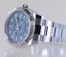 Thumbnail von Rolex Sky-Dweller Stahl Weißgold Herrenuhr 42 mm green Dial B+P New
