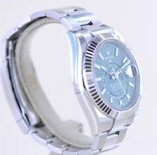 Thumbnail von Rolex Sky-Dweller Stahl Weißgold Herrenuhr 42 mm green Dial B+P New