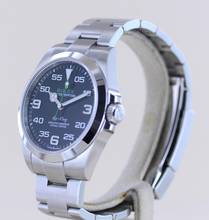 Thumbnail von Rolex Air King Oyster Perpetual Air-King black Dial Green 40mm 126900 Top B+P