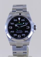 Thumbnail von Rolex Air King Oyster Perpetual Air-King black Dial Green 40mm 126900 Top B+P