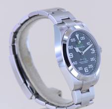 Thumbnail von Rolex Air King Oyster Perpetual Air-King black Dial Green 40mm 126900 Top B+P