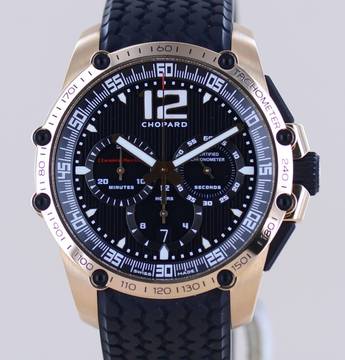  Chopard Superfast Mille Miglia Superfast 18K Roségold Automatic Limited black Dial 45 mm Luxusuhr rar 