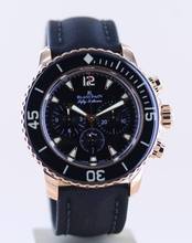 Thumbnail von Blancpain Fifty Fathoms 18K Roségold Chronograph 45mm black dial Automatic Luxus B+P