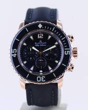 Thumbnail von Blancpain Fifty Fathoms 18K Roségold Chronograph 45mm black dial Automatic Luxus B+P