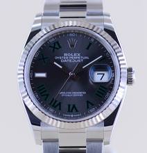 Thumbnail von Rolex Datejust 126234 wimbledon roman dial Oysterband Stahl Weißgold ungetragen