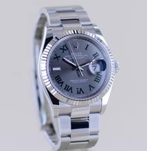 Thumbnail von Rolex Datejust 126234 wimbledon roman dial Oysterband Stahl Weißgold ungetragen
