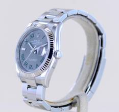 Thumbnail von Rolex Datejust 126234 wimbledon roman dial Oysterband Stahl Weißgold ungetragen