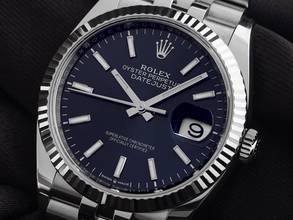 Thumbnail von Rolex Datejust 36 Ref.126234 2024 Full Set wie Neu Datejust Stahl 18kt Weißgold Jubilé