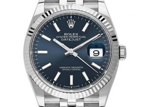 Thumbnail von Rolex Datejust 36 Ref.126234 2024 Full Set wie Neu Datejust Stahl 18kt Weißgold Jubilé