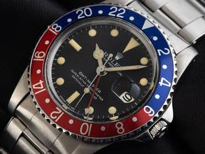 Thumbnail von Rolex GMT-Master Pepsi Ref.1675 1961 Full Set Original Vintage Unpoliert GMT Master Pepsi Mark 1 Long E Oyster Armband