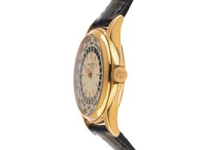 Thumbnail von Patek Philippe World Time Ref.5110R-001 Full Set sehr gut Vintage World Time 18kt Roségold Krokoleder Faltschließe