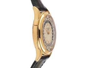 Thumbnail von Patek Philippe World Time Ref.5110R-001 Full Set sehr gut Vintage World Time 18kt Roségold Krokoleder Faltschließe