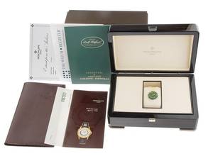 Thumbnail von Patek Philippe World Time Ref.5110R-001 Full Set sehr gut Vintage World Time 18kt Roségold Krokoleder Faltschließe