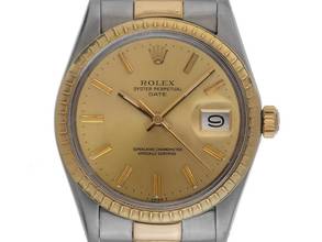 Thumbnail von Rolex Oyster Perpetual Date Ref.1500 1982 Box&Beschreibung sehr gut Vintage Oyster Perpetual Date open 6/9 Oyster Armband