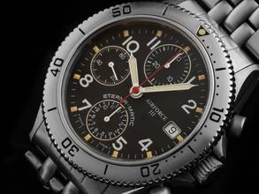 Thumbnail von Eterna Matic Airforce III Ref.8408.41 Bj.1995 Full Set original Vintage Unpoliert Airforce III Chronograph