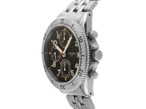 Thumbnail von Eterna Matic Airforce III Ref.8408.41 Bj.1995 Full Set original Vintage Unpoliert Airforce III Chronograph