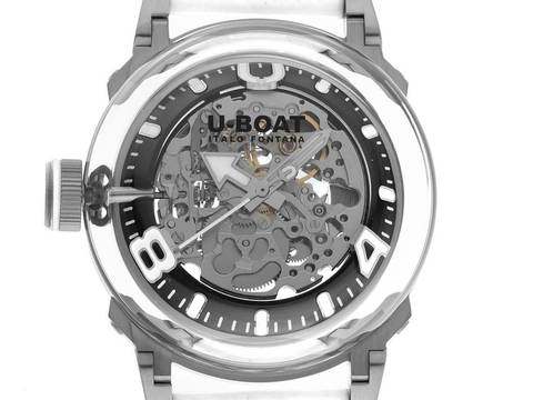  U-Boat U-65 AUTOMATIC 44mm SS WHITE Ref.3346 Full Set Neu U-65 AUTOMATIC 44mm SS WHITE 