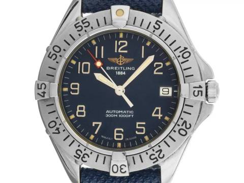  Breitling Colt Automatic Ref.A17035 Bj.1992 Full Set original Vintage Unpoliert Colt 