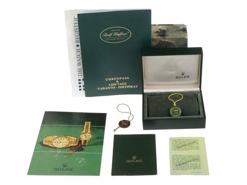  Rolex Oyster Perpetual Ref.6719 1981 Box&Beschreibung sehr gut Vintage Oyster Perpetual Jubilé Armband 