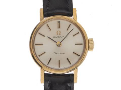  Omega Genève Ref.511.213 1965 original Box original unpoliert Vintage Geneve Lady 