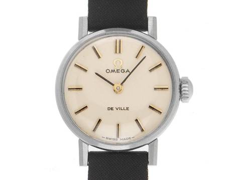  Omega De Ville Ref.511.217 1966 original Box sehr gut Vintage De Ville Lady 21mm 