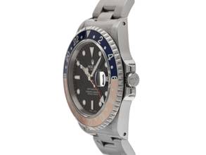 Thumbnail von Rolex GMT-Master II Pepsi Ref.16710 Bj.1998 Box&Beschreibung original Vintage Unpoliert GMT Master II Pepsi Oyster Armband
