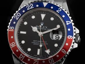 Thumbnail von Rolex GMT-Master II Pepsi Ref.16710T 2003 Box&Beschreibung wie Neu Vintage GMT Master II Pepsi no Hole Oyster Armband
