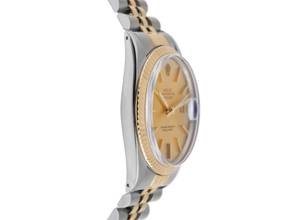 Thumbnail von Rolex Datejust 36 Ref.16013 Bj.1981 Box&Beschreibung sehr gut Vintage Datejust Stahl 18kt Gelbgold open 6/9 Jubilé Armband