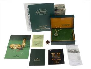 Thumbnail von Rolex Datejust 36 Ref.16013 Bj.1981 Box&Beschreibung sehr gut Vintage Datejust Stahl 18kt Gelbgold open 6/9 Jubilé Armband