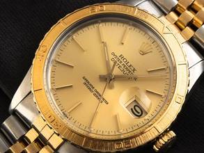 Thumbnail von Rolex Datejust Turn-O-Graph Turn-O-Graph Ref.16253 1982 LC 100 Full Set Original Vintage Unpoliert Datejust Turn-O-Graph Stahl 18kt Gelbgold open 6/9 Jubilé Armband