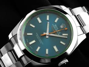 Thumbnail von Rolex Milgauss Elektroblau Ref.116400GV Bj.2022 Full Set wie Neu Vintage Milgauss GV Elektroblau