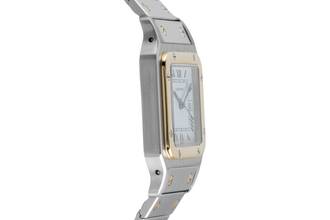 Thumbnail von Cartier Santos Carree Stahl / Gold Automatik Herrenuhr Ref. 2961 Klassiker