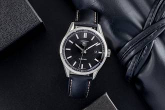 Thumbnail von TAG Heuer Carrera Calibre 5 Edelstahl Automatik Herrenuhr Ref. WV211B-1 B&P 2011