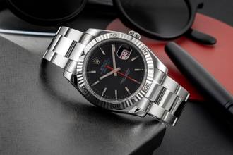 Thumbnail von Rolex Datejust Turn-O-Graph Turn-O-Graph Stahl / Weissgold Automatik Herrenuhr 116264