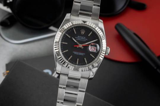  Rolex Datejust Turn-O-Graph Turn-O-Graph Stahl / Weissgold Automatik Herrenuhr 116264 