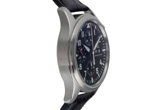 Thumbnail von IWC Fliegeruhr Chronograph Schaffhausen Fliegeruhr Chronograph Automatik Stahl Ref. IW371701