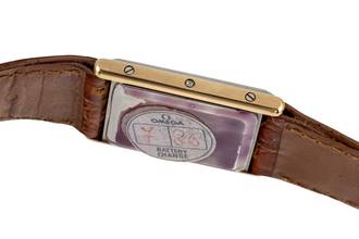 Thumbnail von Omega De Ville Tank White Dial Stahl / Gold Quarz Damenuhr 591.0264 Vintage