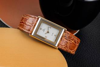 Thumbnail von Omega De Ville Tank White Dial Stahl / Gold Quarz Damenuhr 591.0264 Vintage