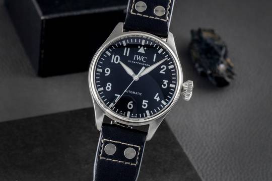  IWC Große Fliegeruhr Big Pilot´s Watch 43 Stahl Automatik Herrenuhr Ref. IW329301 