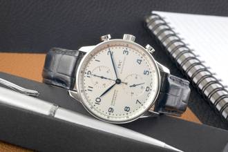 Thumbnail von IWC Portugieser Chronograph Stahl Automatik Herrenuhr IW371417