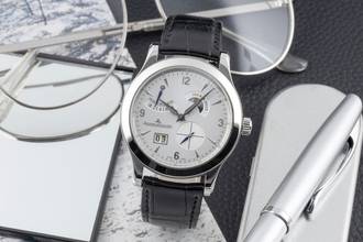 Thumbnail von Jaeger-LeCoultre Master Eight Days Control Stahl Handaufzug Herrenuhr Q1608420 146.8.17.S