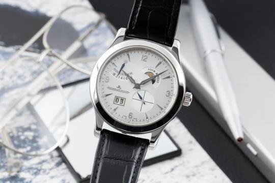  Jaeger-LeCoultre Master Eight Days Control Stahl Handaufzug Herrenuhr Q1608420 146.8.17.S 