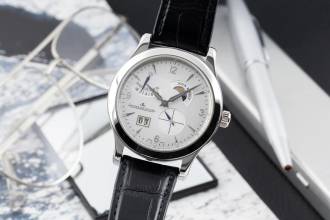 Thumbnail von Jaeger-LeCoultre Master Eight Days Control Stahl Handaufzug Herrenuhr Q1608420 146.8.17.S