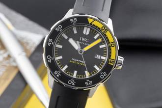  IWC Aquatimer Automatic 2000 Edelstahl Automatik Black Dial Herrenuhr Ref. IW356801 