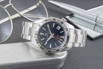 Thumbnail von Grand Seiko Sport Collection GMT Blue Dial Stahl Automatik Herrenuhr SBGM245 B&P