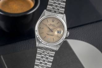 Thumbnail von Rolex Datejust 36 Stahl / Gold Automatik Herrenuhr Ref. 16234 Papiere 1998 LC100