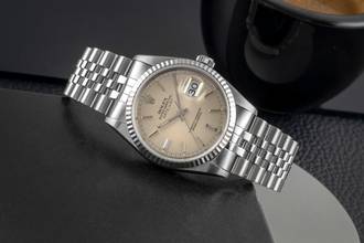 Thumbnail von Rolex Datejust 36 Stahl / Gold Automatik Herrenuhr Ref. 16234 Papiere 1998 LC100